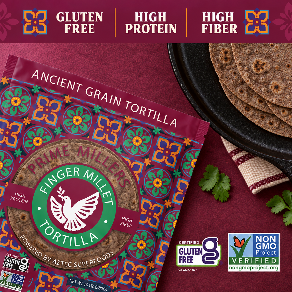 Finger Millet Tortilla 6-Bag Case