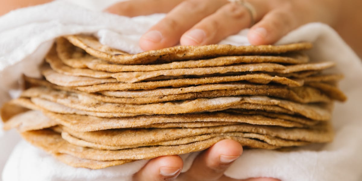 Freshly prepared flatbreads — serving inspiration