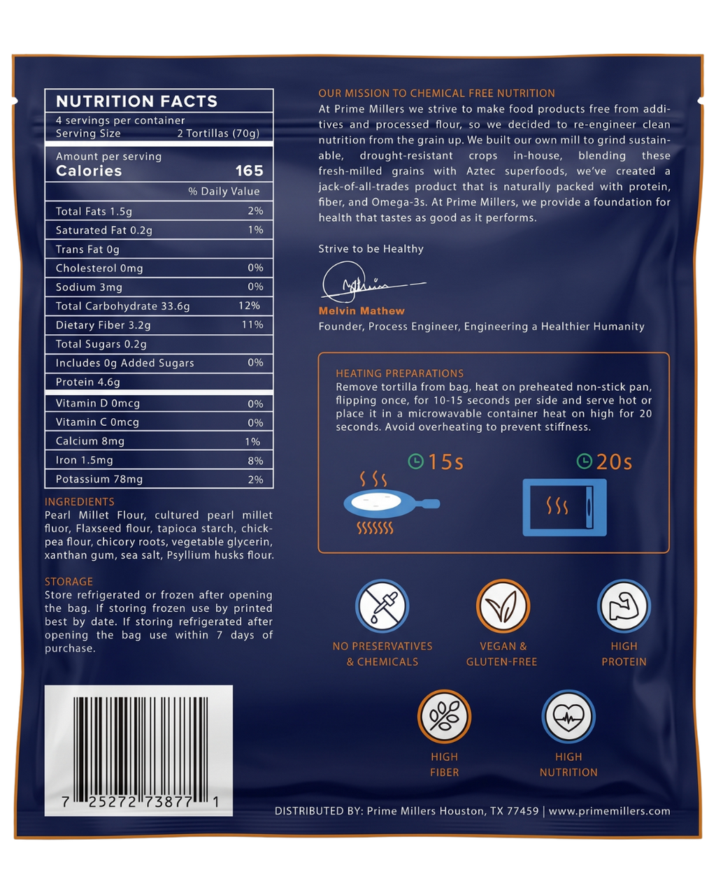 Pearl Millet Tortilla 6-Bag Case