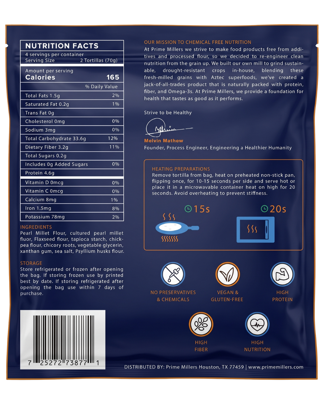 Pearl Millet Tortilla 6-Bag Case
