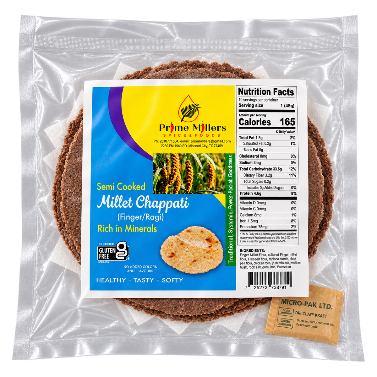 Ragi Roti 6-Bag Case